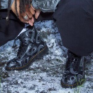Dr. Martens 1460 Wild Serpent Smooth Lace Up Leather Boots